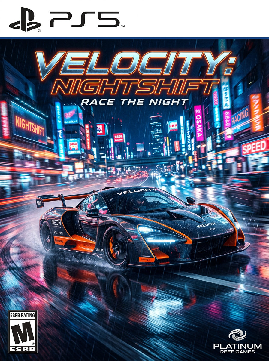 Neon Drive: Championship — racing game cover